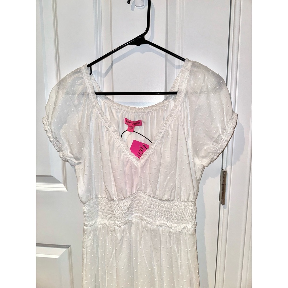 Betsey Johnson White Maxi Dress